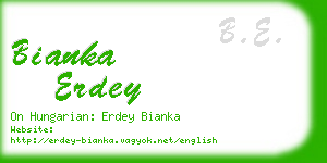 bianka erdey business card